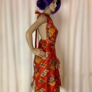 Double Layer Reversible Silk Wrap Skirt/Dress